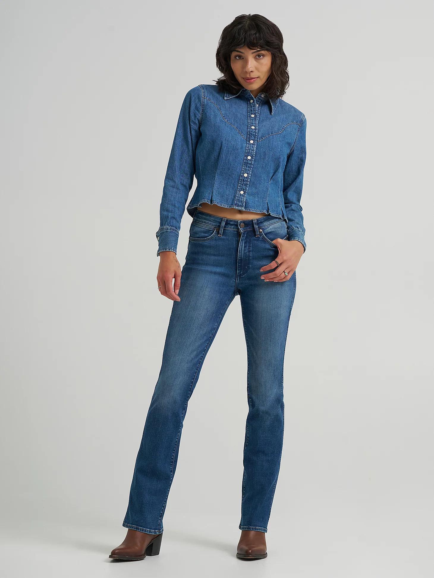 Women's Femme Peplum Shirt in Light Hand Product Image