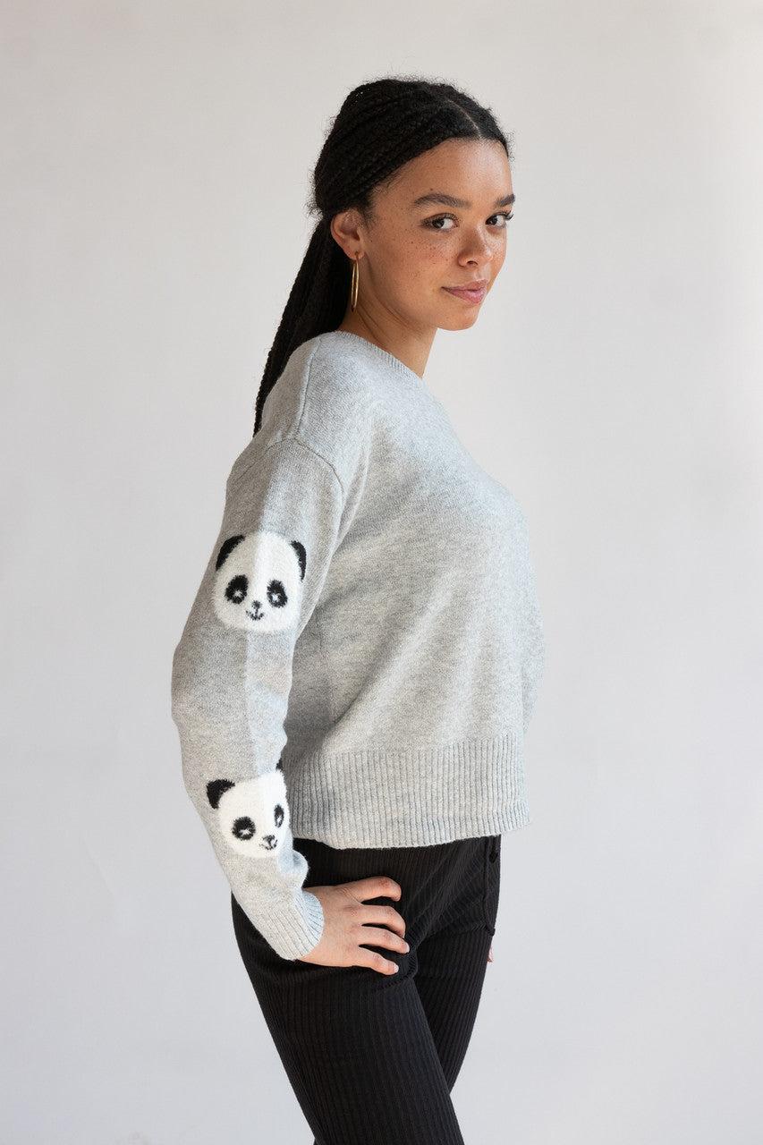 Animal Sleeve Sweater Product Image