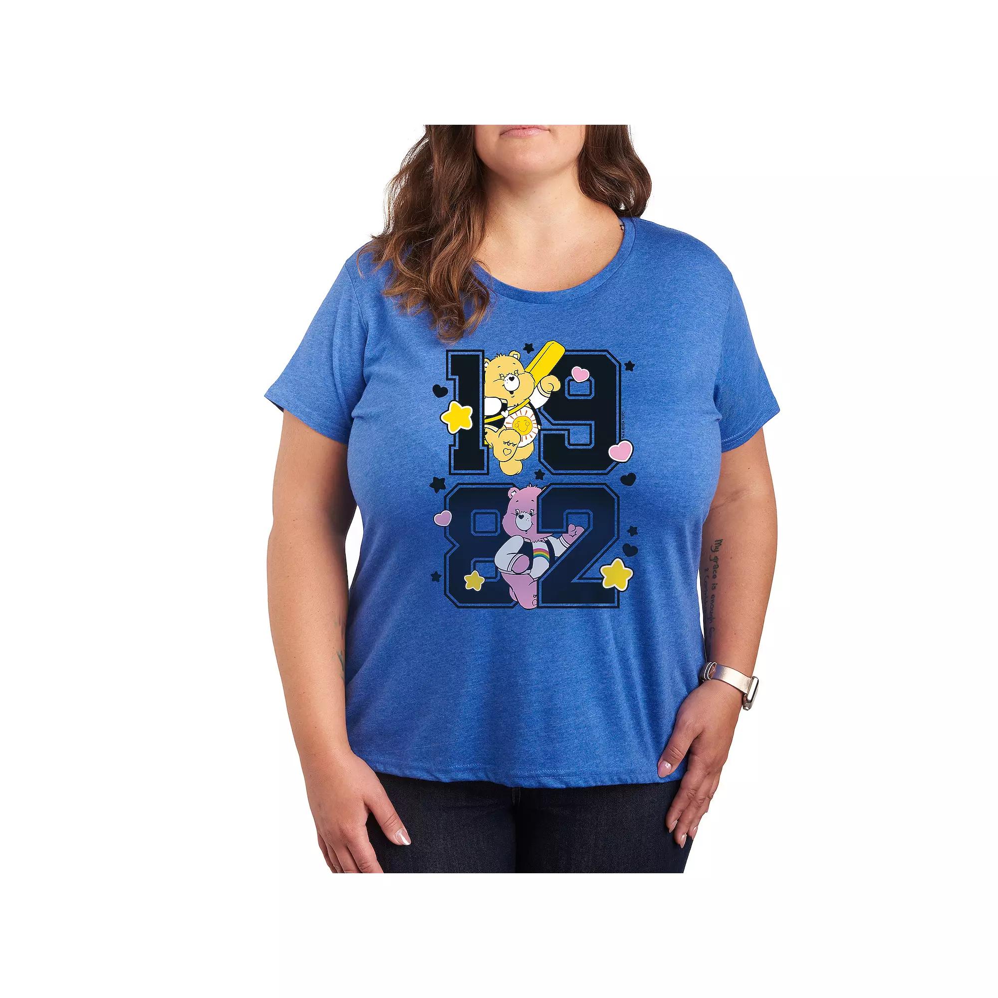 Plus Care Bears 1982 Graphic Tee, Women's,  Product Image