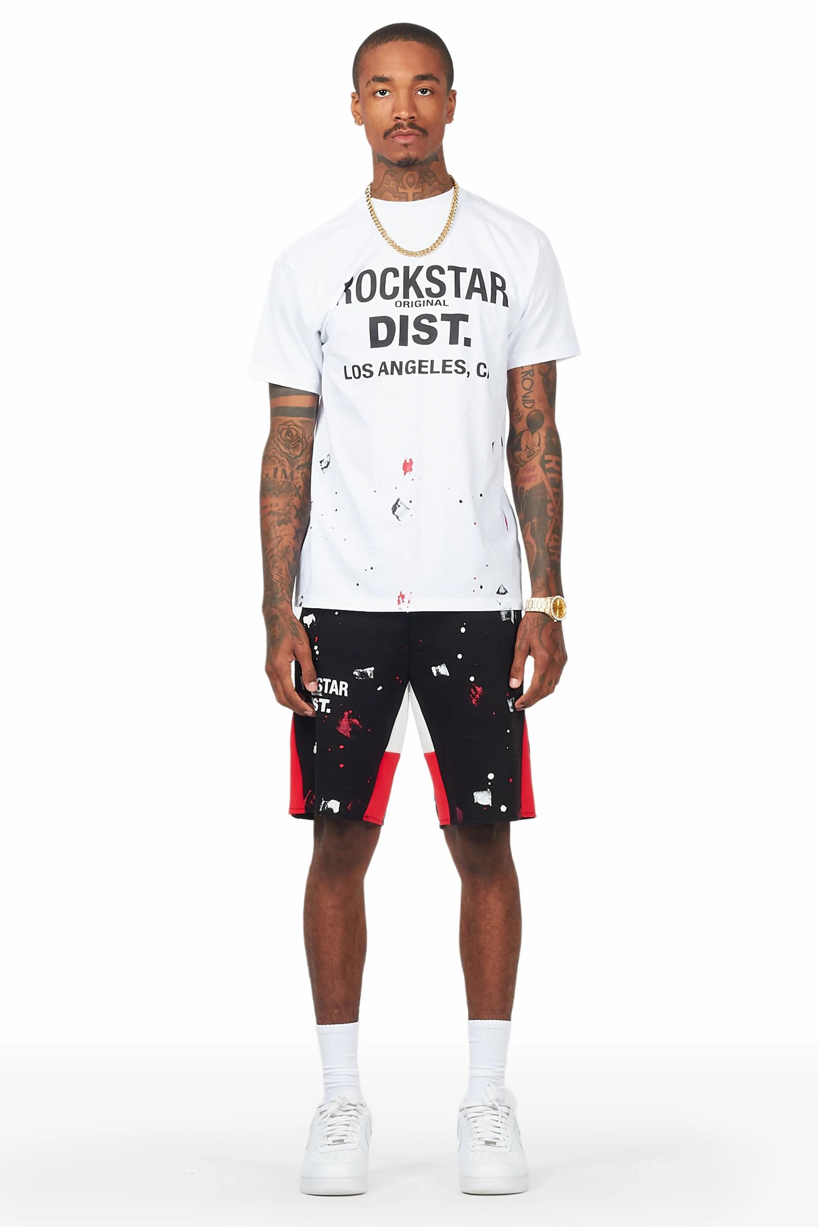 Scottie White/Black Short Set Male Product Image