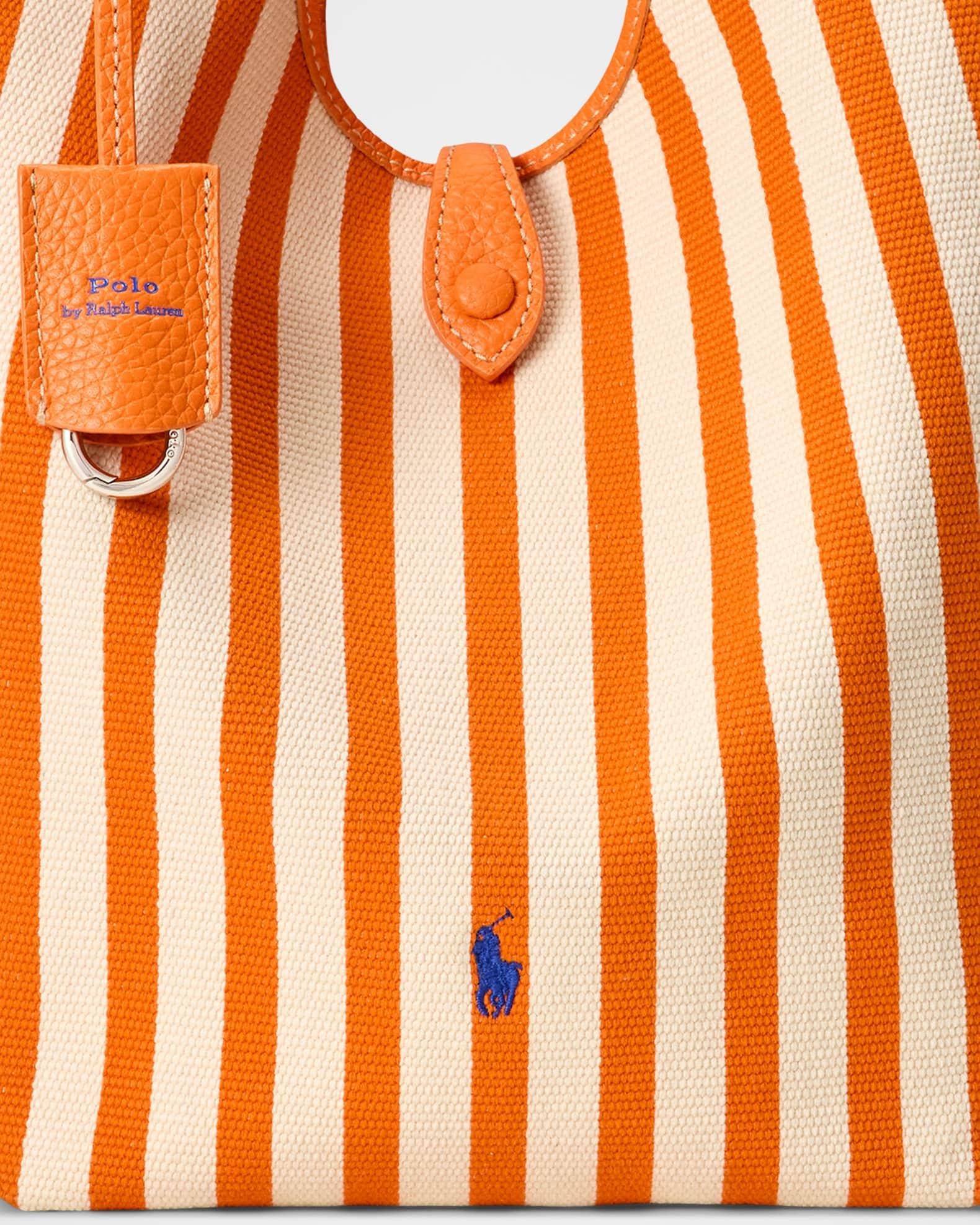 Striped Cotton Canvas Tote Bag Product Image