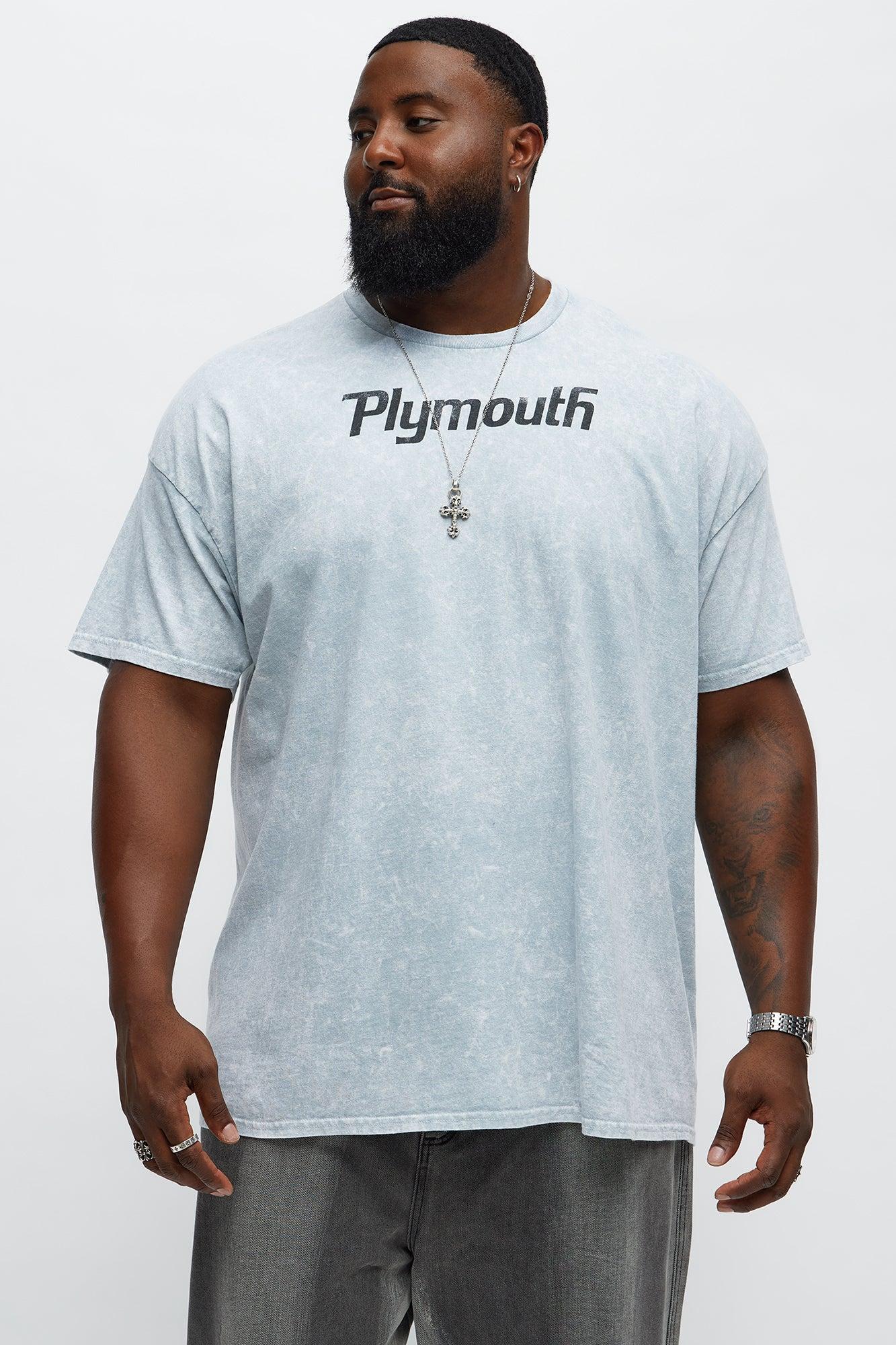 Plymouth Barracuda 1970 Short Sleeve Tee - Grey Male Product Image