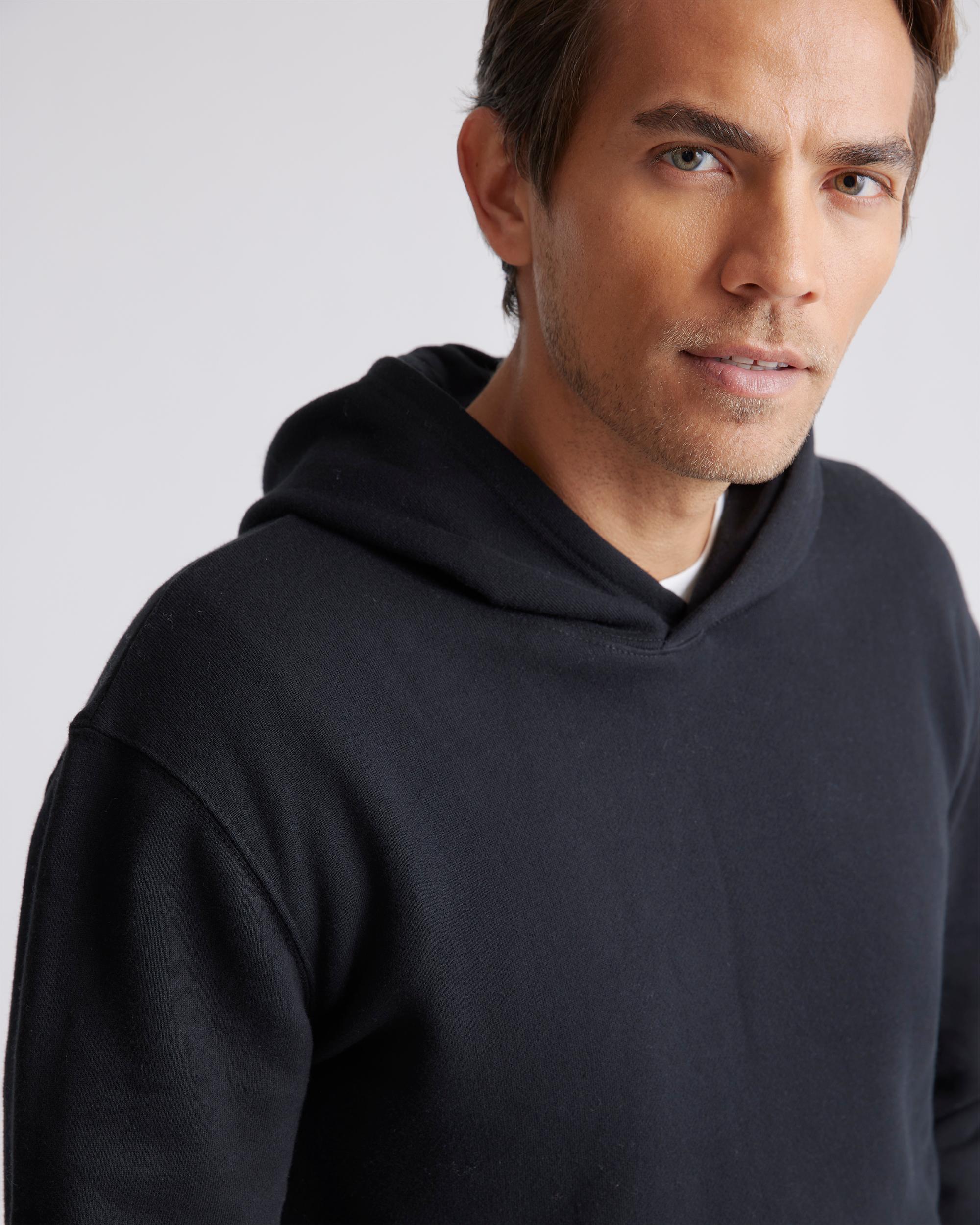 Quince | Men's Organic Heavyweight Fleece Hoodie Organic Cotton Product Image