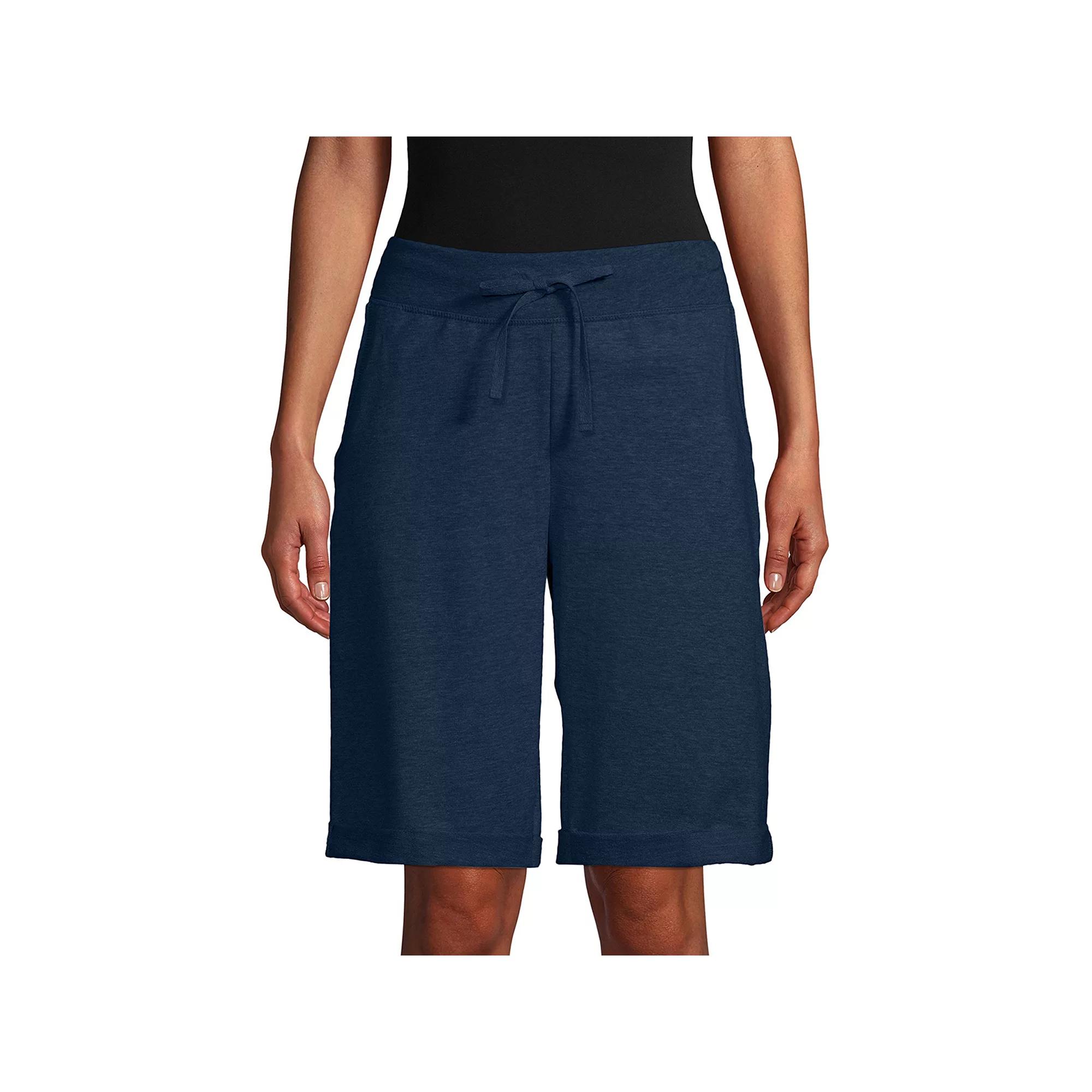 Women's Hanes® French-Terry Bermuda Shorts,  Product Image
