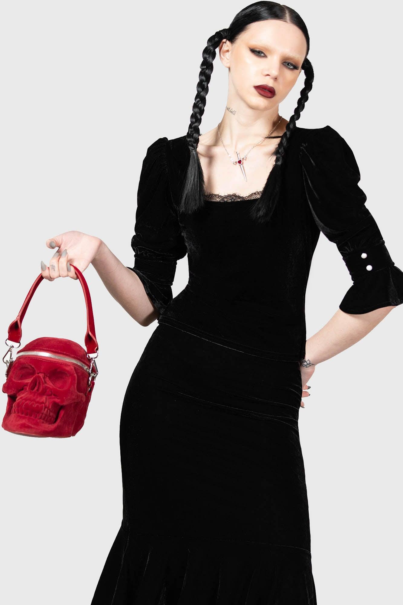 Dottie Dottie Velvet Top Female Product Image