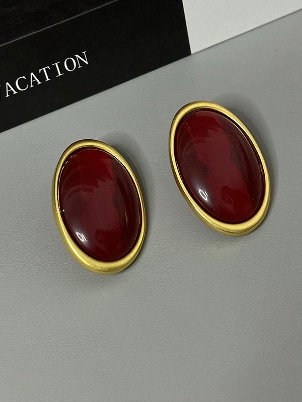 Geometric Split-Joint Earrings Accessories Product Image