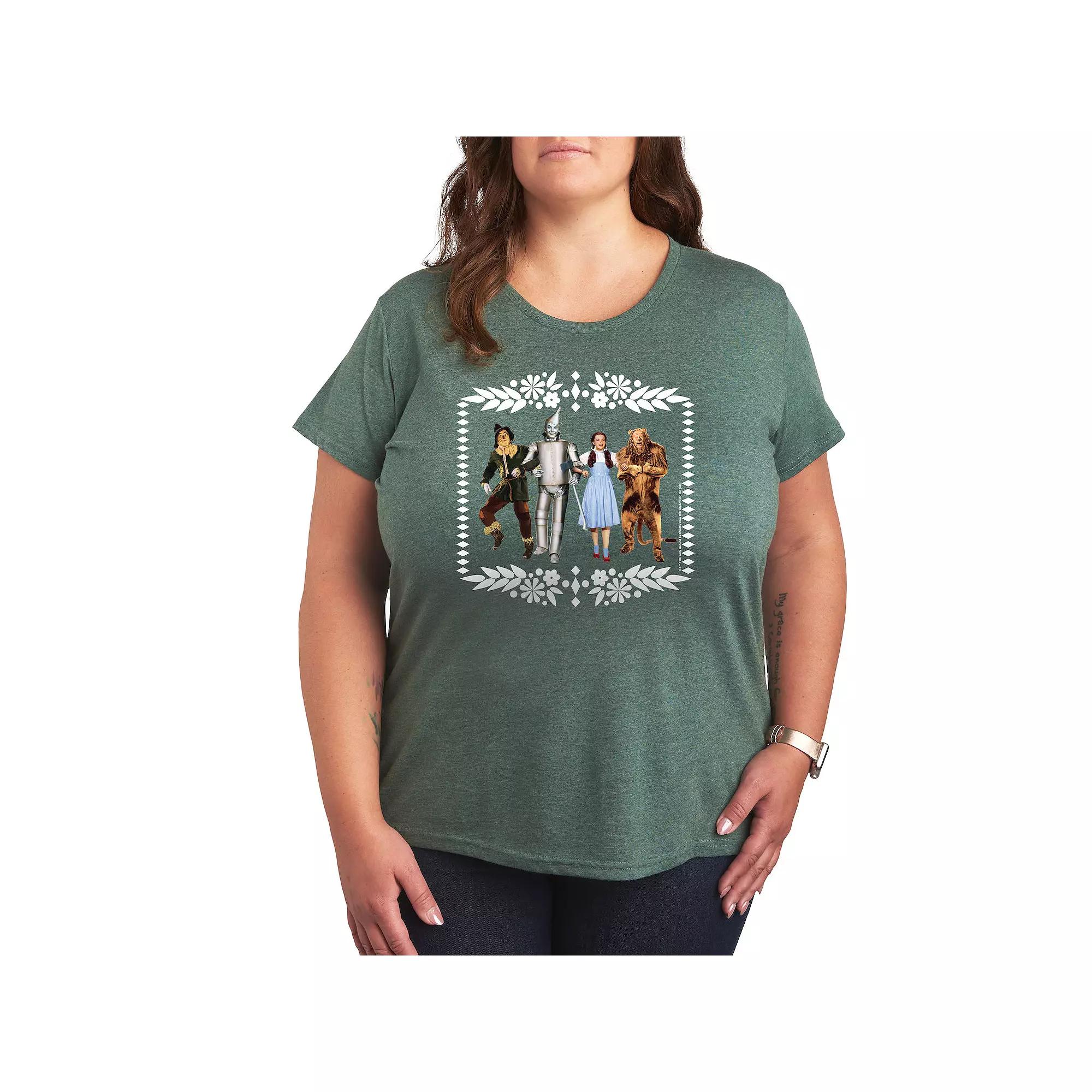 Plus Wizard of Oz Group Graphic Tee, Women's,  Product Image
