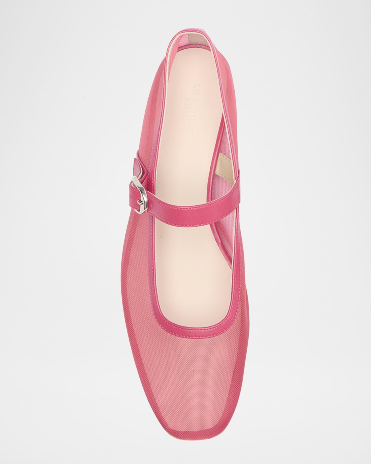 Mesh Mary Jane Ballerina Flats Product Image