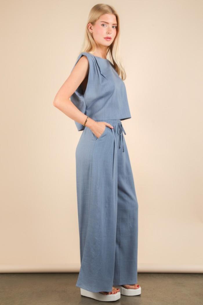 Sleeveless Pants Set Product Image