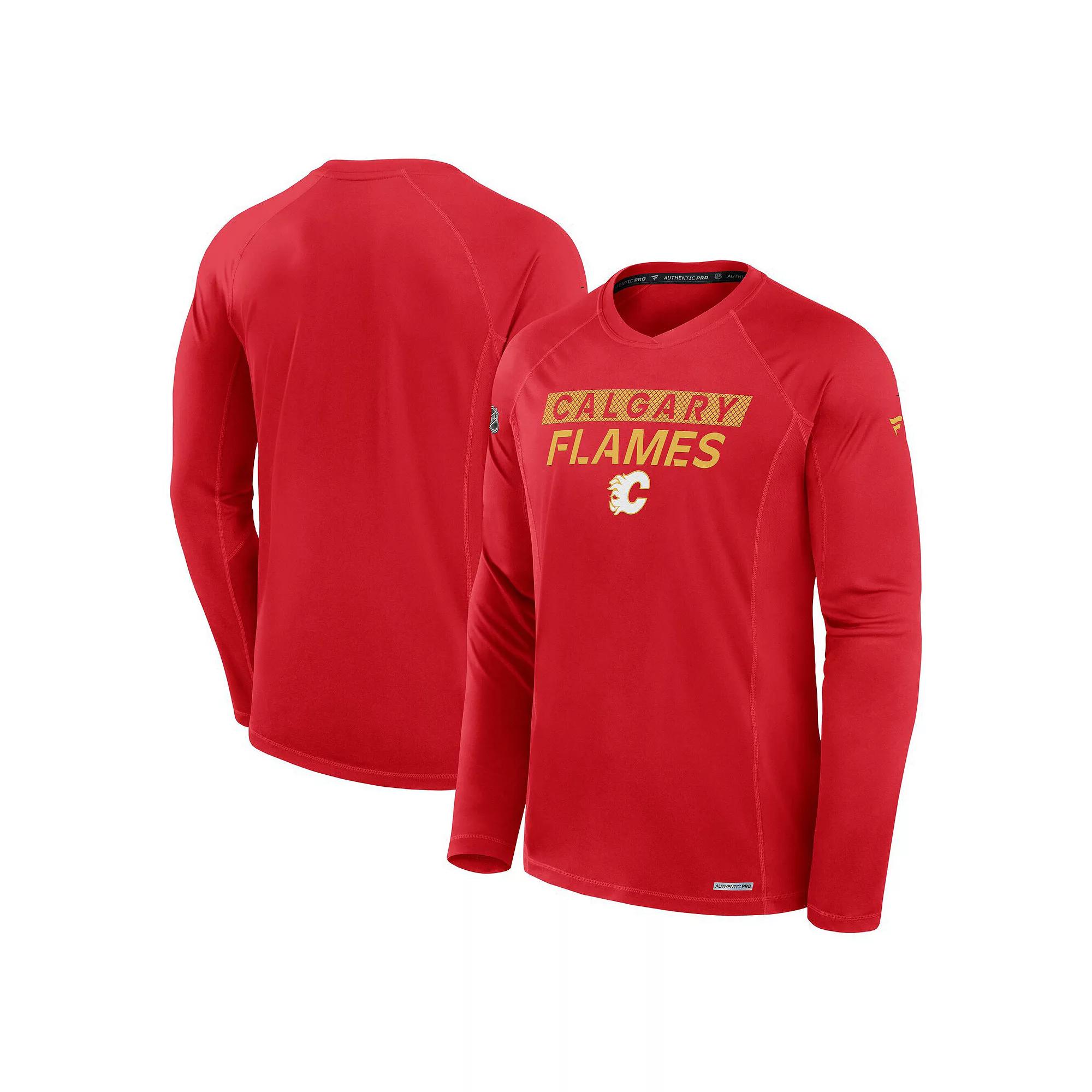 Men's Fanatics Black Pittsburgh Penguins Authentic Pro Rink Tech Long Sleeve T-Shirt, Size: Small Product Image