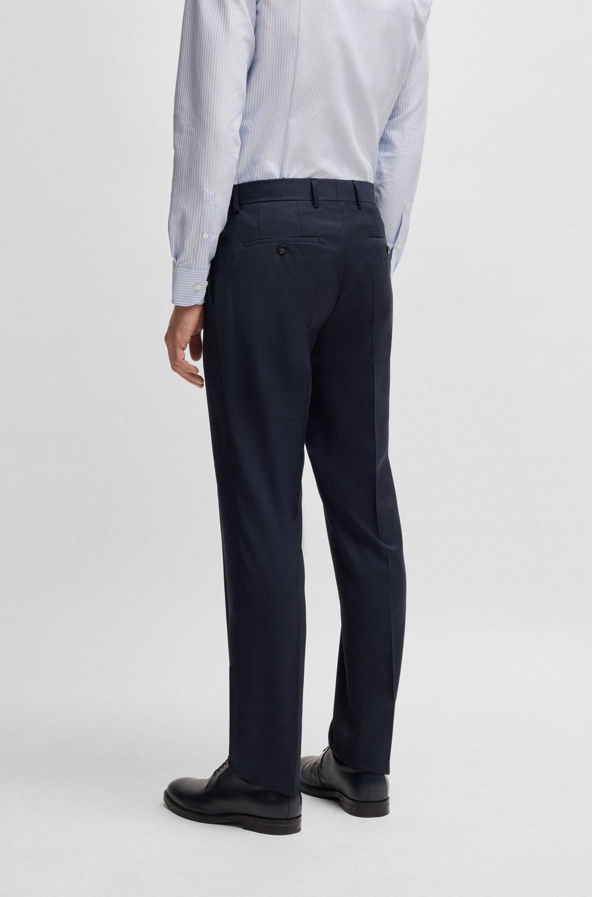 Slim-fit suit in virgin wool Product Image