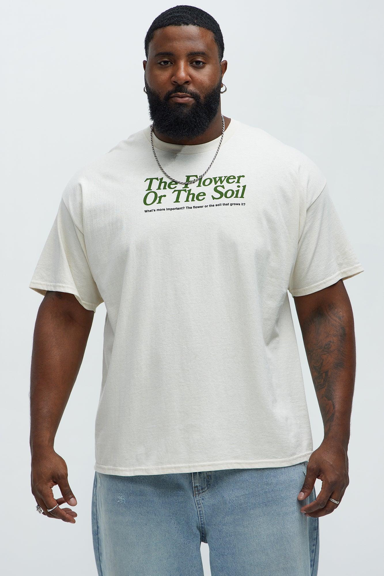 The Flower Short Sleeve Tee - Natural/Combo Product Image