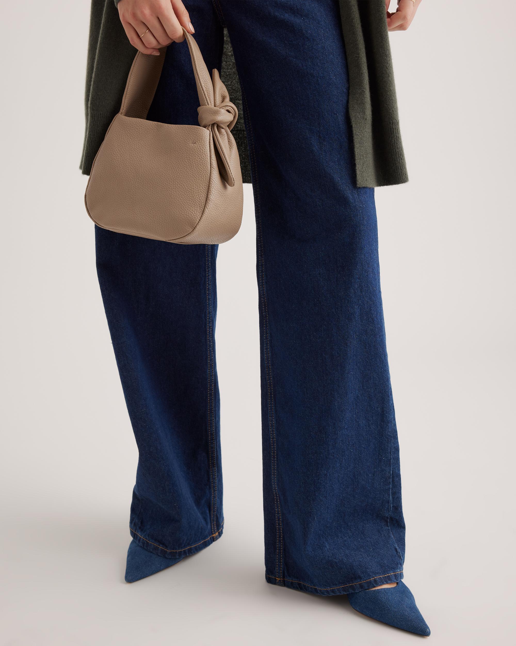 Quince | Women's Italian Leather Mini Bow Bag Product Image