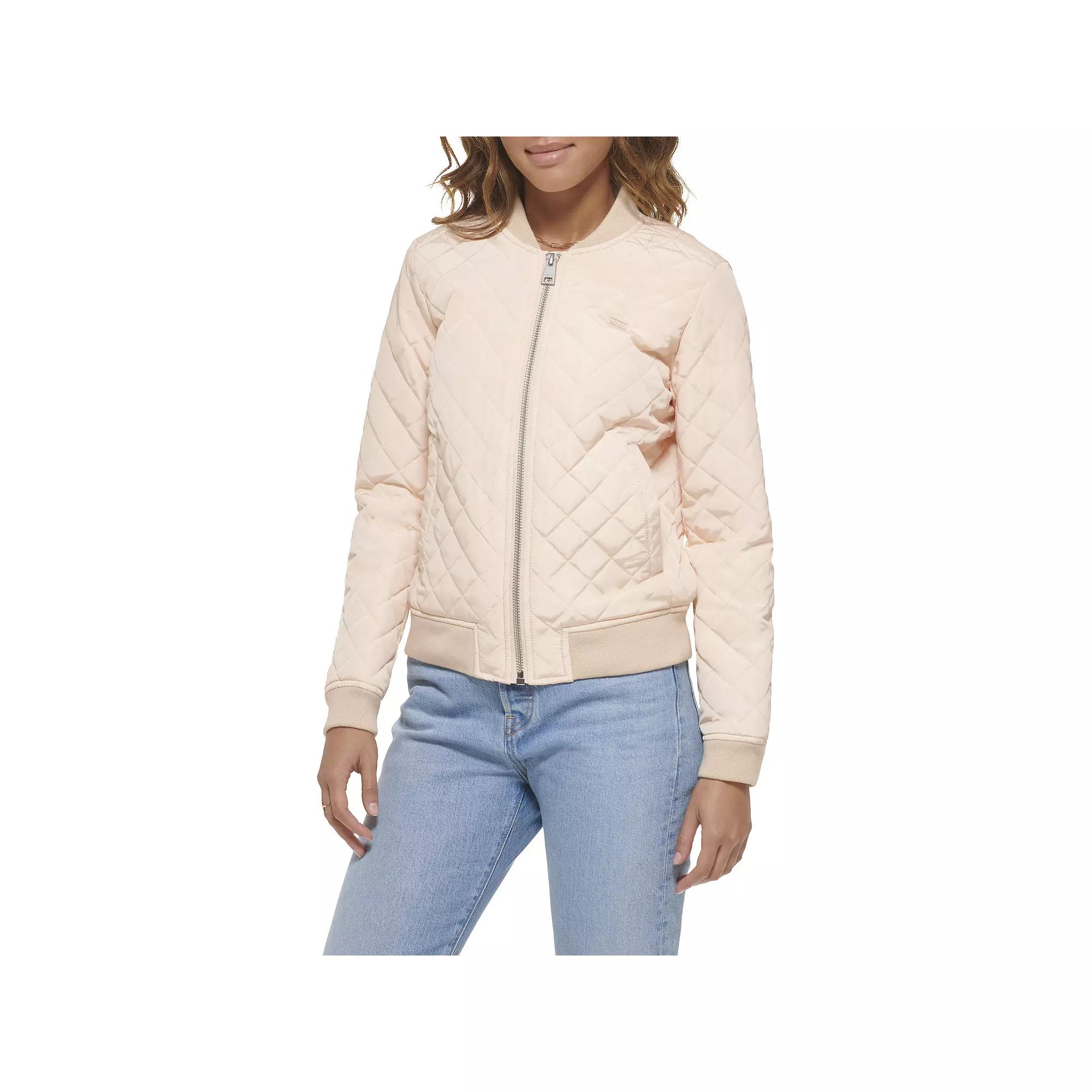 Womens Levis Diamond Quilted Bomber Jacket Product Image