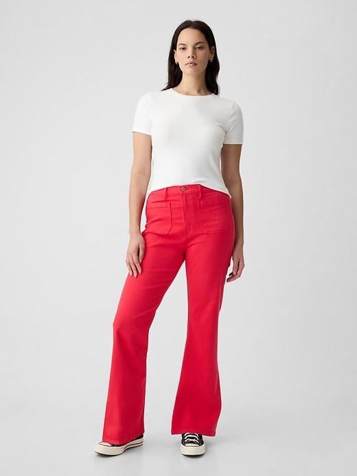 High Rise '70s Flare Jeans Product Image