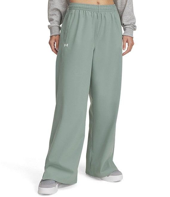 Under Armour Rival Elastic Waist Wide Leg Gym Pants Product Image