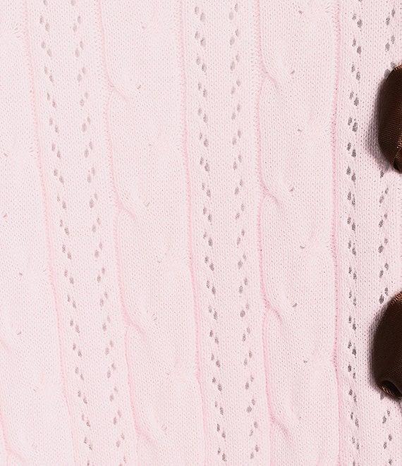 KatieJNYC Long Sleeve Libby Ribbon Bow Crew Sweater Product Image