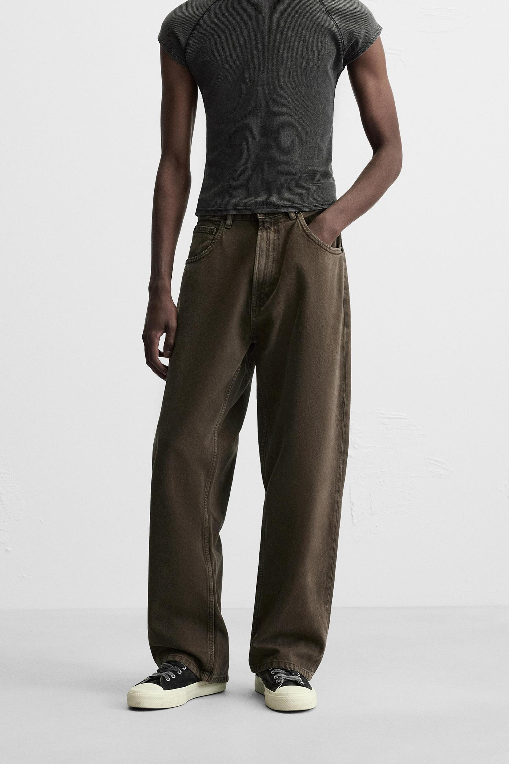 WASHED BAGGY JEANS Product Image