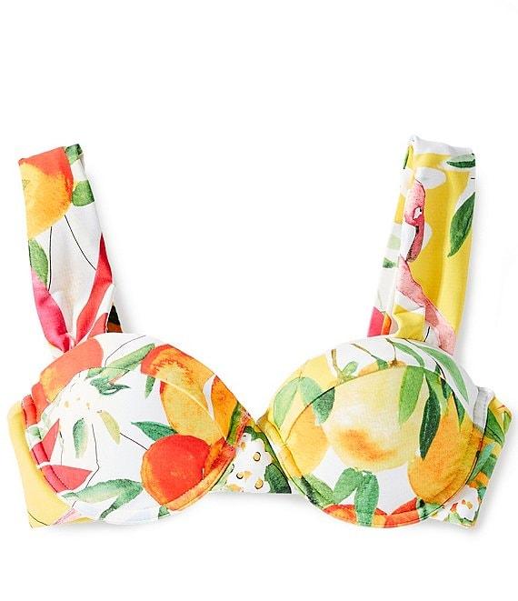Antonio Melani Flamingos Underwire Bralette Swim Top Product Image