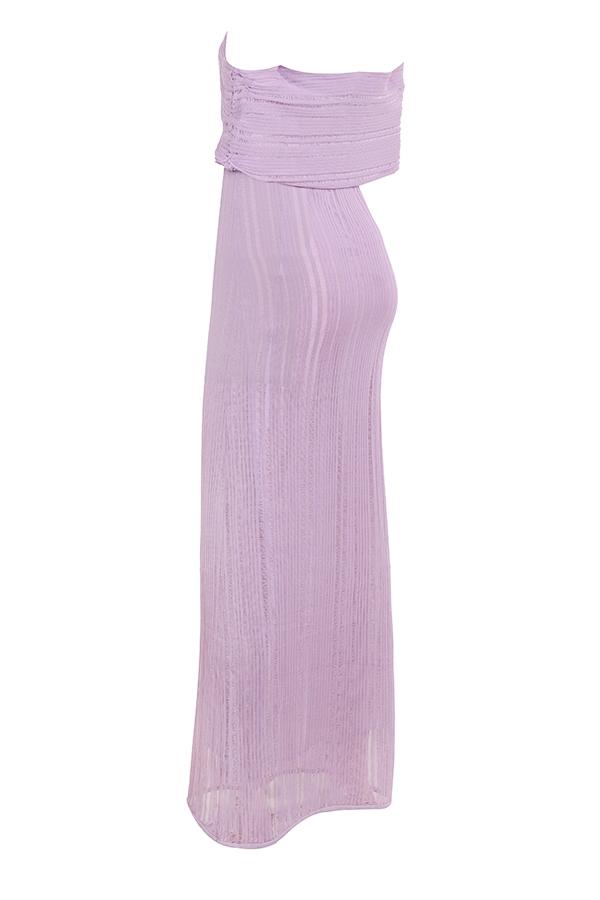 Micah  orchid ladder knit maxi dress - sale Product Image