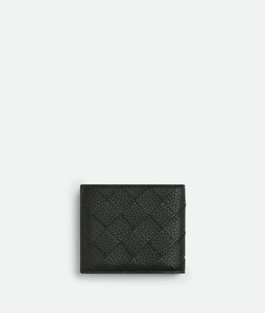 Men's Intrecciato Bi-Fold Wallet in Dark green Product Image
