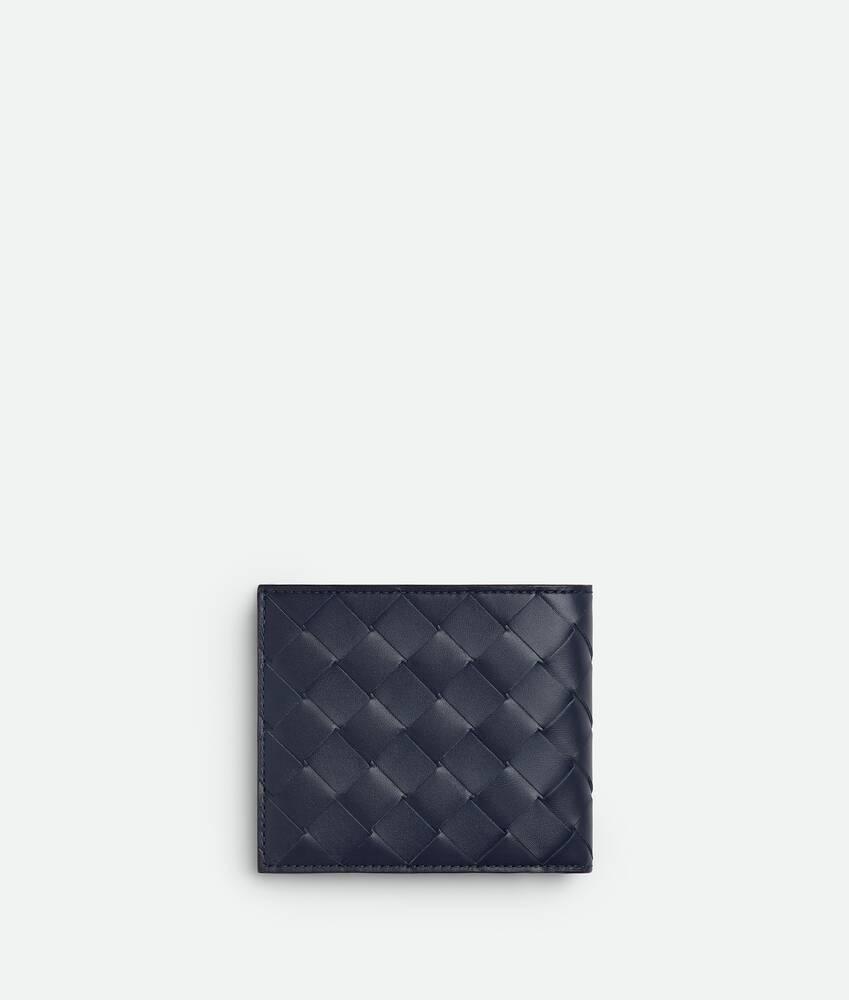 Men's Intrecciato Bi-Fold Wallet in Abyss/cypress Product Image