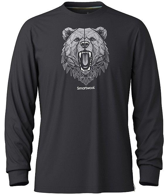 SmartWool Geometric Bear Long Sleeve T-Shirt Product Image