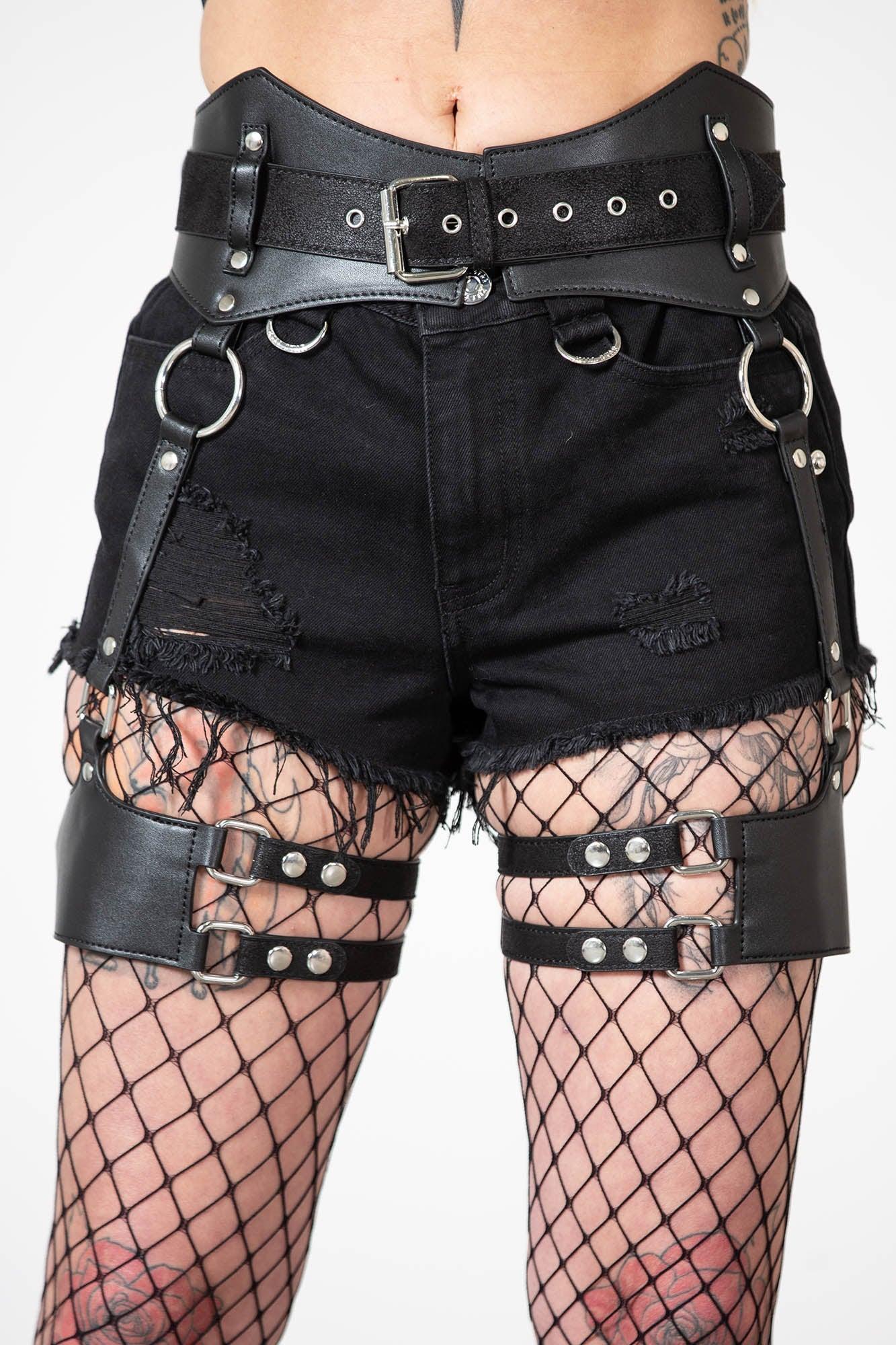 Sky High Leg Harness - Resurrect Female Product Image