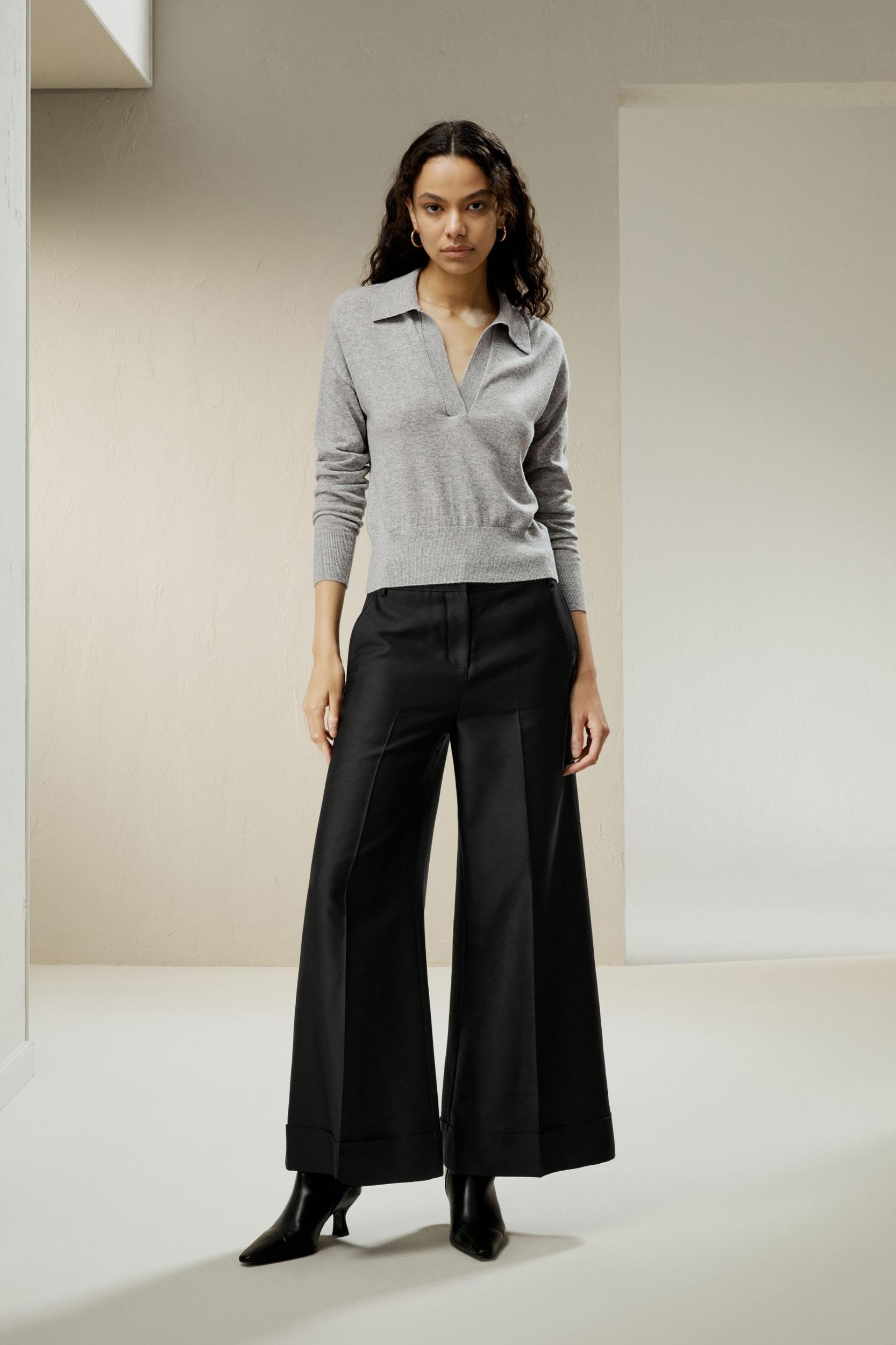 Cashmere Polo Shirt Product Image