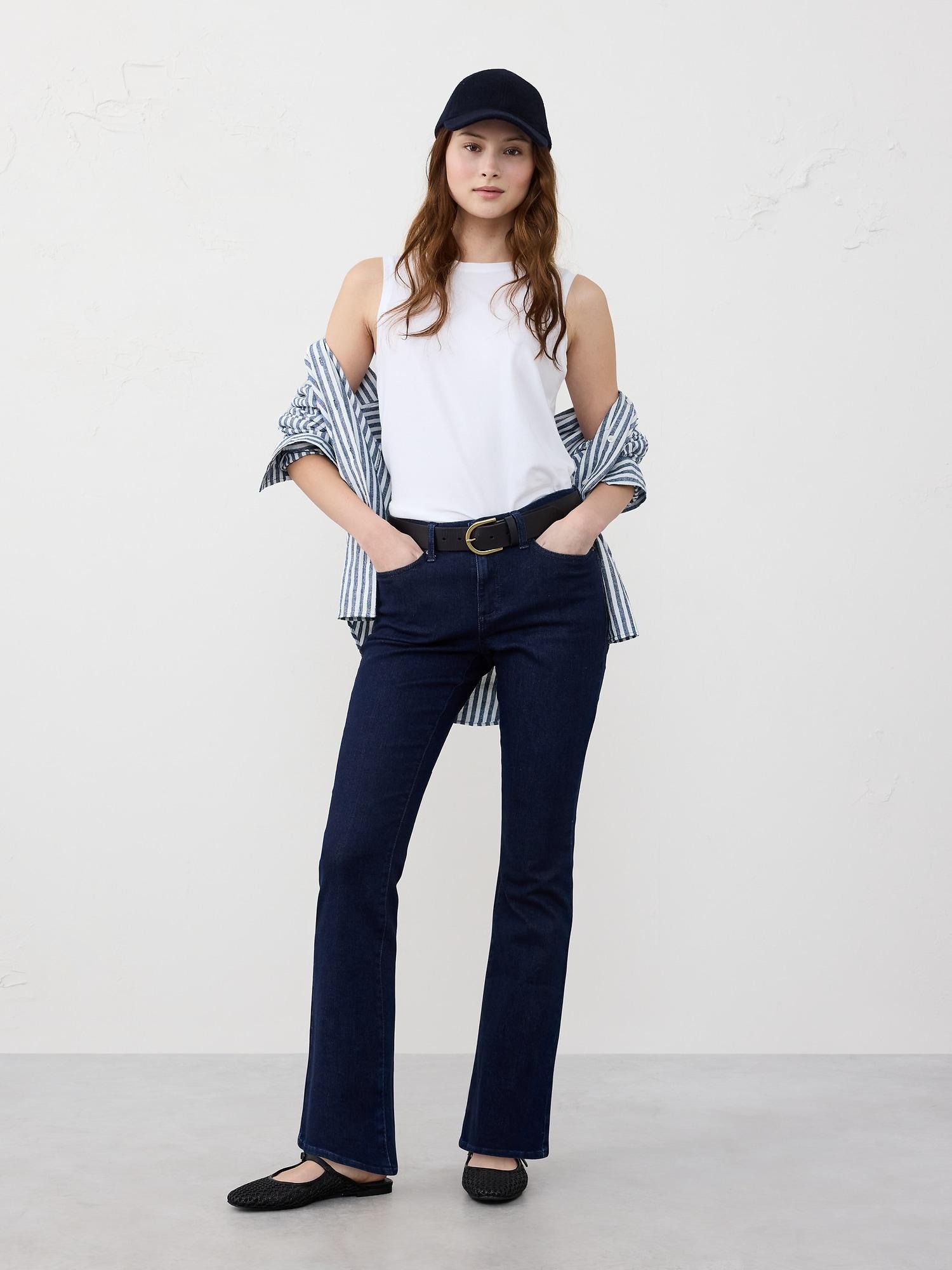 Mid-Rise Bootcut Jean Product Image