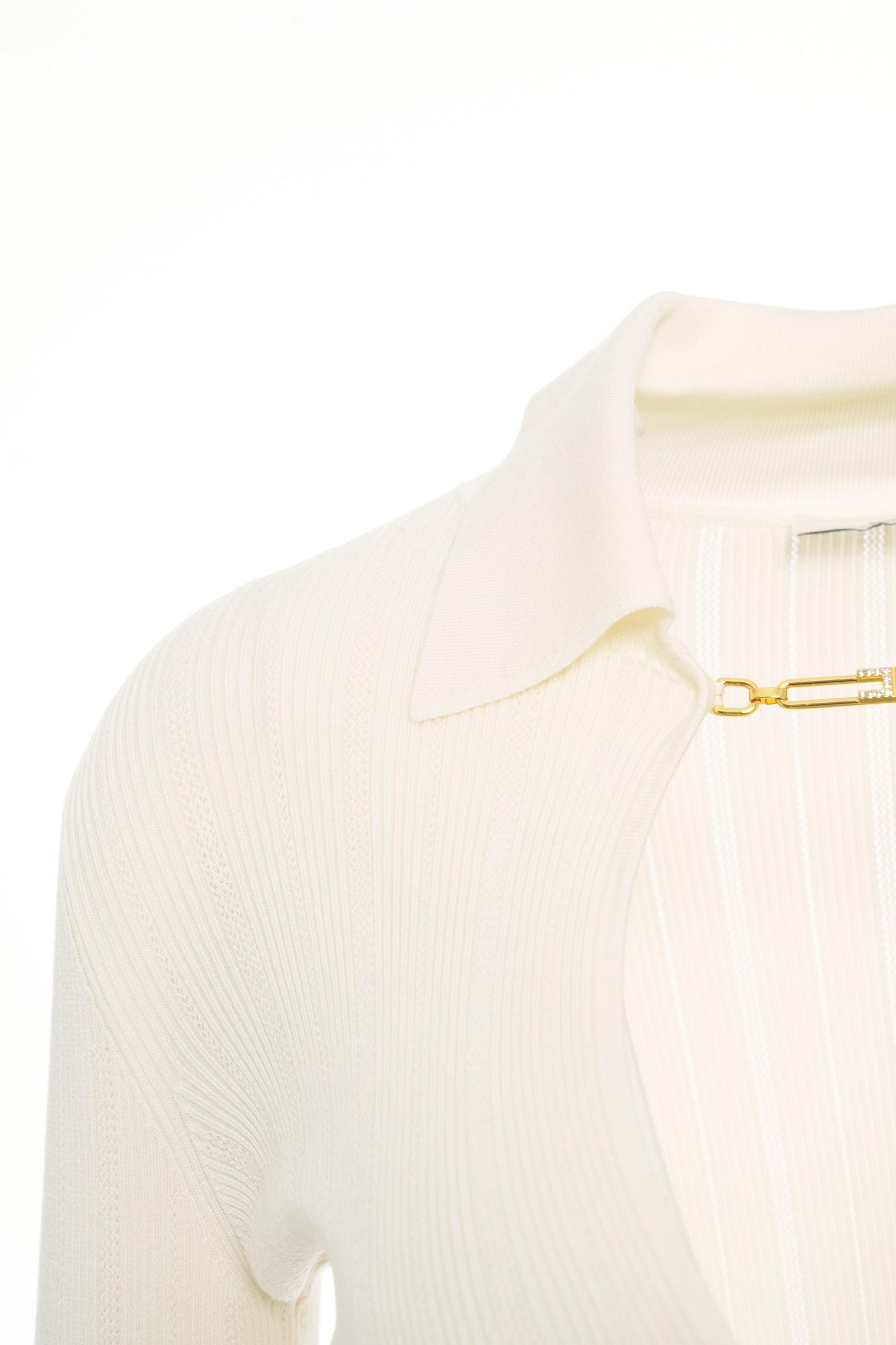 Knit Pullover with Chain Detail Product Image