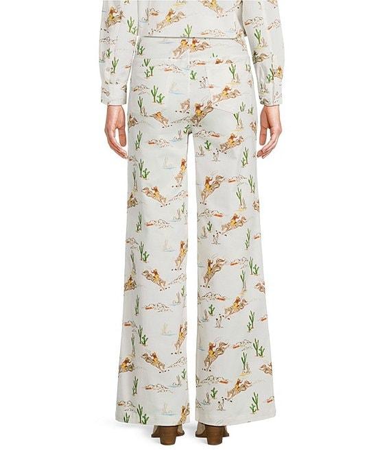 Reba Louise Cowboy Western Wide Leg Coordinating Jeans Product Image