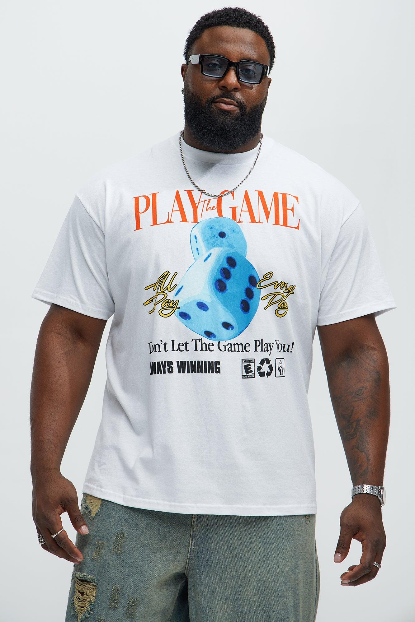 Play The Game Short Sleeve Tee - White Product Image
