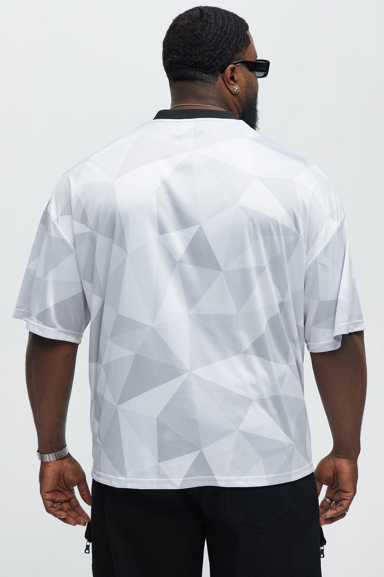 Off Limits Short Sleeve Soccer Jersey - White/combo Male Product Image