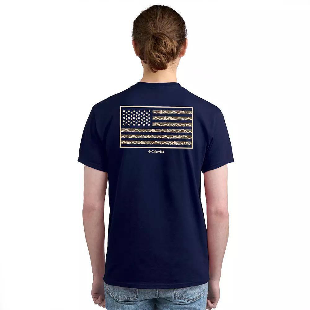 Men's Columbia Americana Adventure Print Short Sleeve Graphic Tee,  Product Image