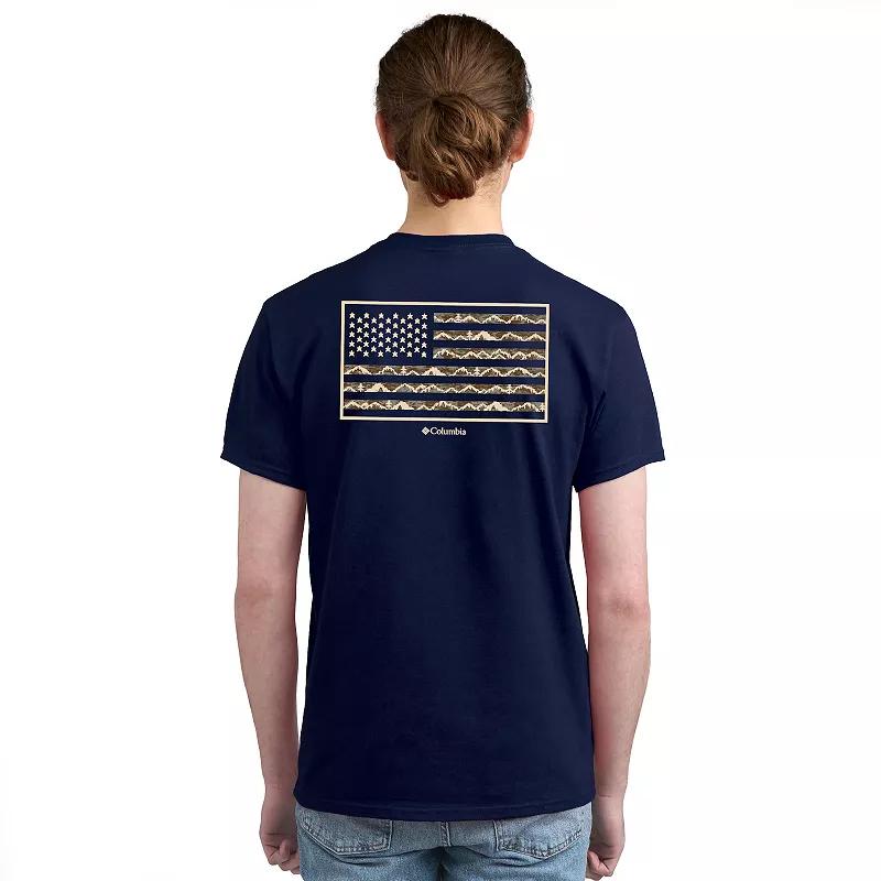 Men's Columbia Americana Adventure Print Short Sleeve Graphic Tee,  Product Image