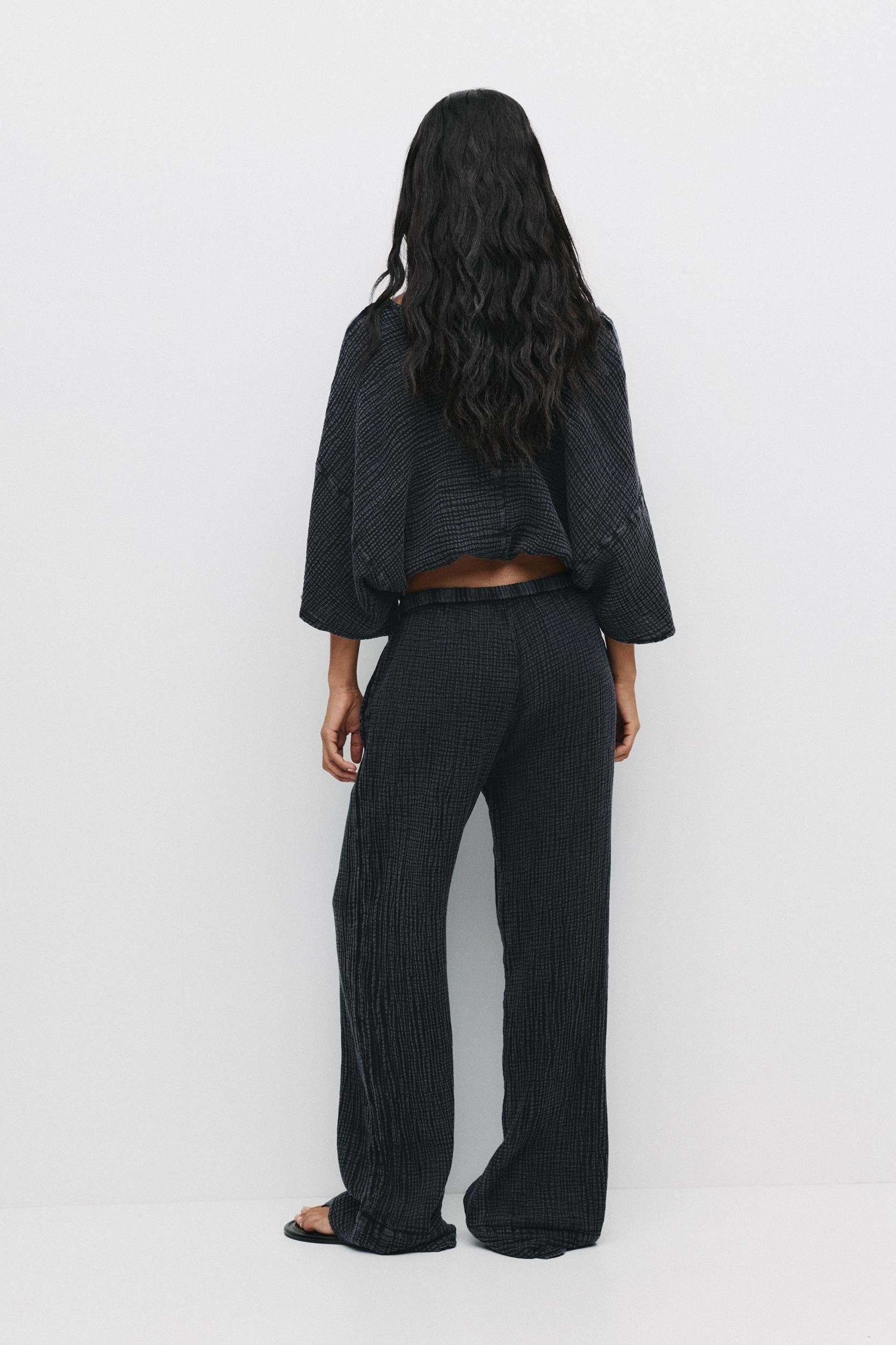 Textured rustic blouse Product Image