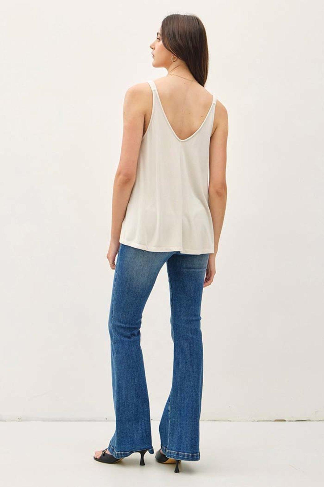 Flowy V Neck Tank Top Product Image