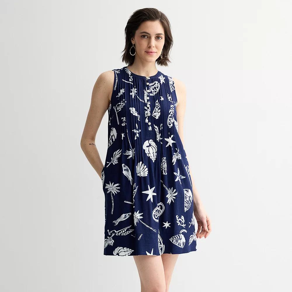 Women's Sonoma Goods For Life® Sleeveless Pintuck Dress,  Product Image