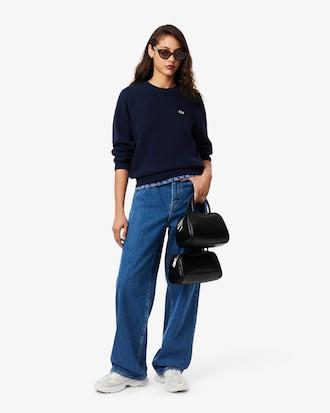 Relaxed Fit Cotton Crew Neck Sweater Product Image