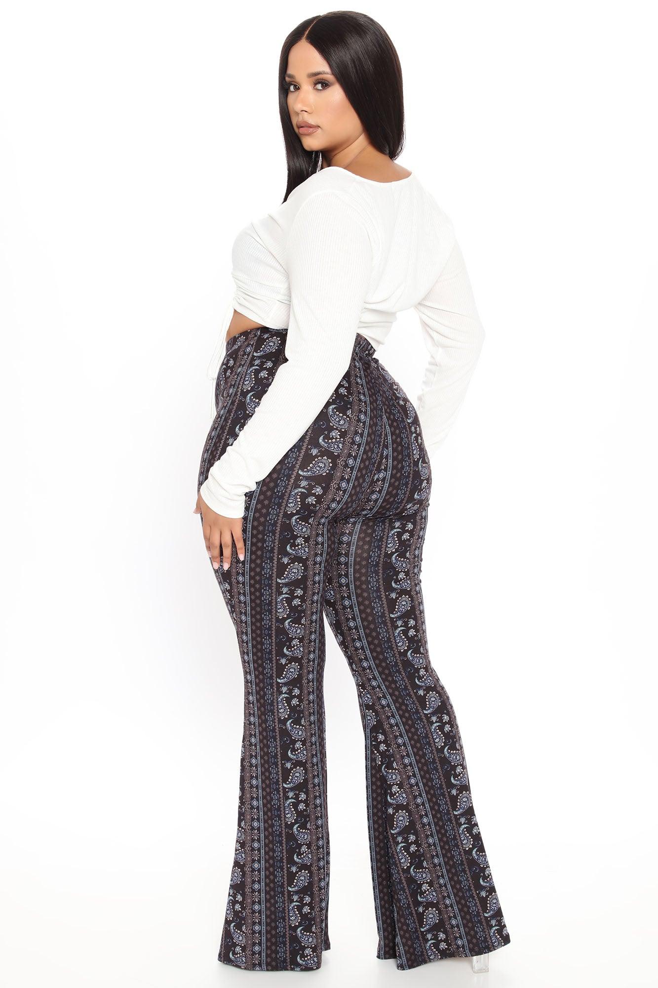 Astrid Flare Pants - Black/combo Product Image