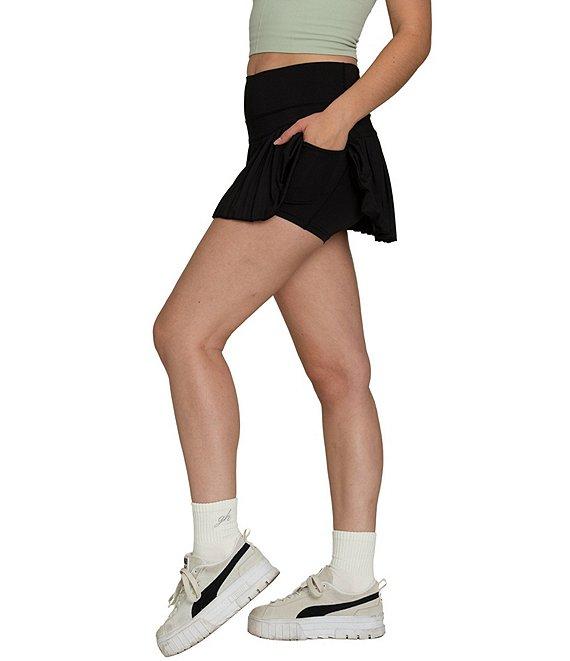 GOLD HINGE Pleated Tennis Mini Skirt Product Image
