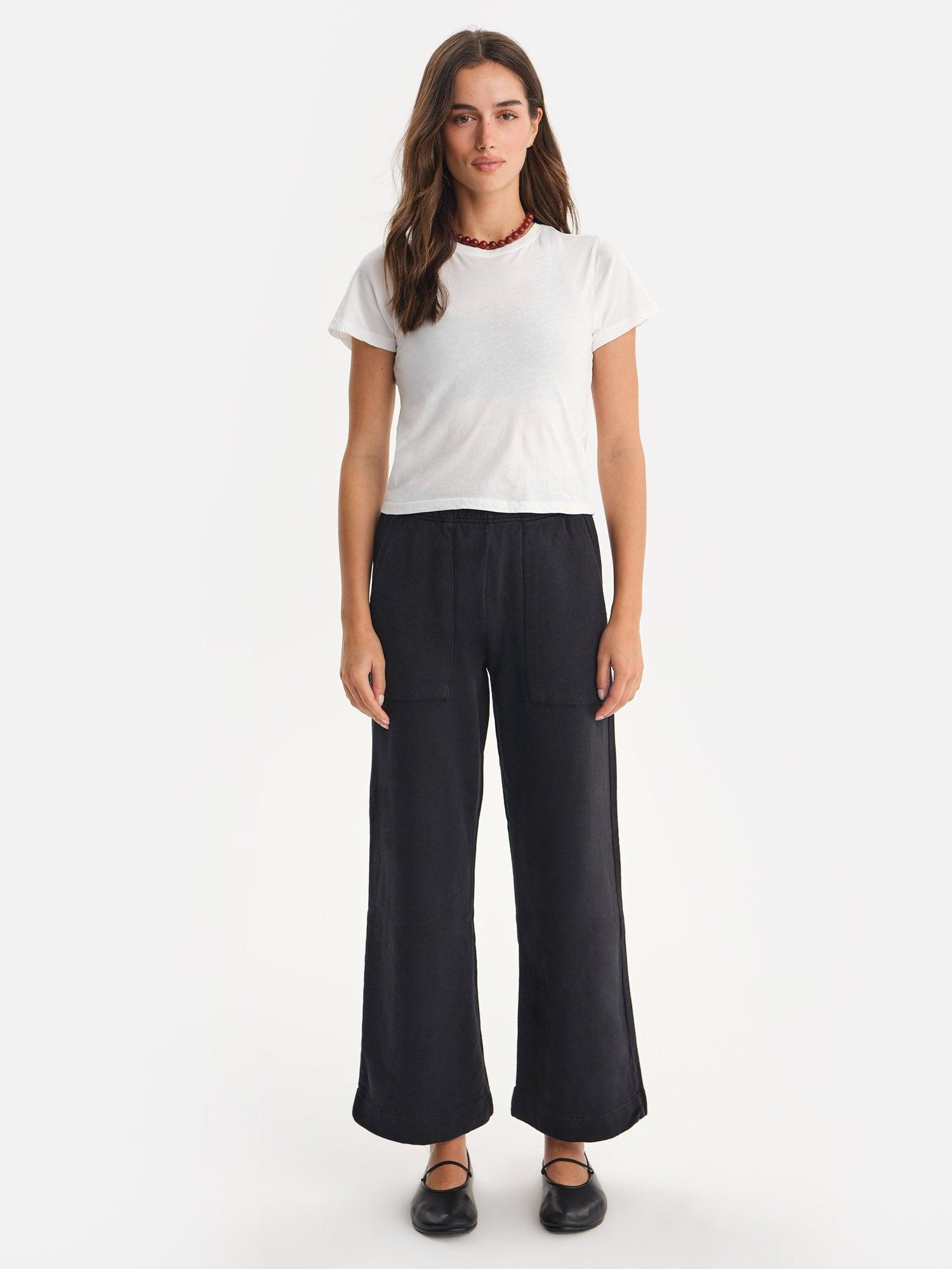 Organic Fleece Wide Leg Pant Female Product Image