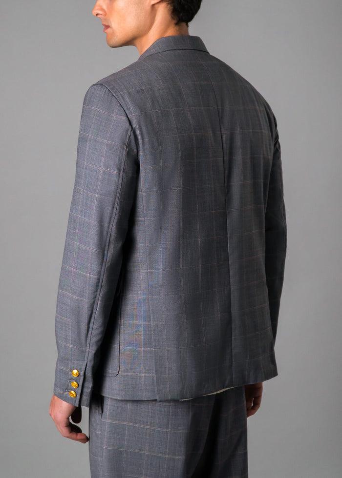 Vtg Plaid Blazer Product Image