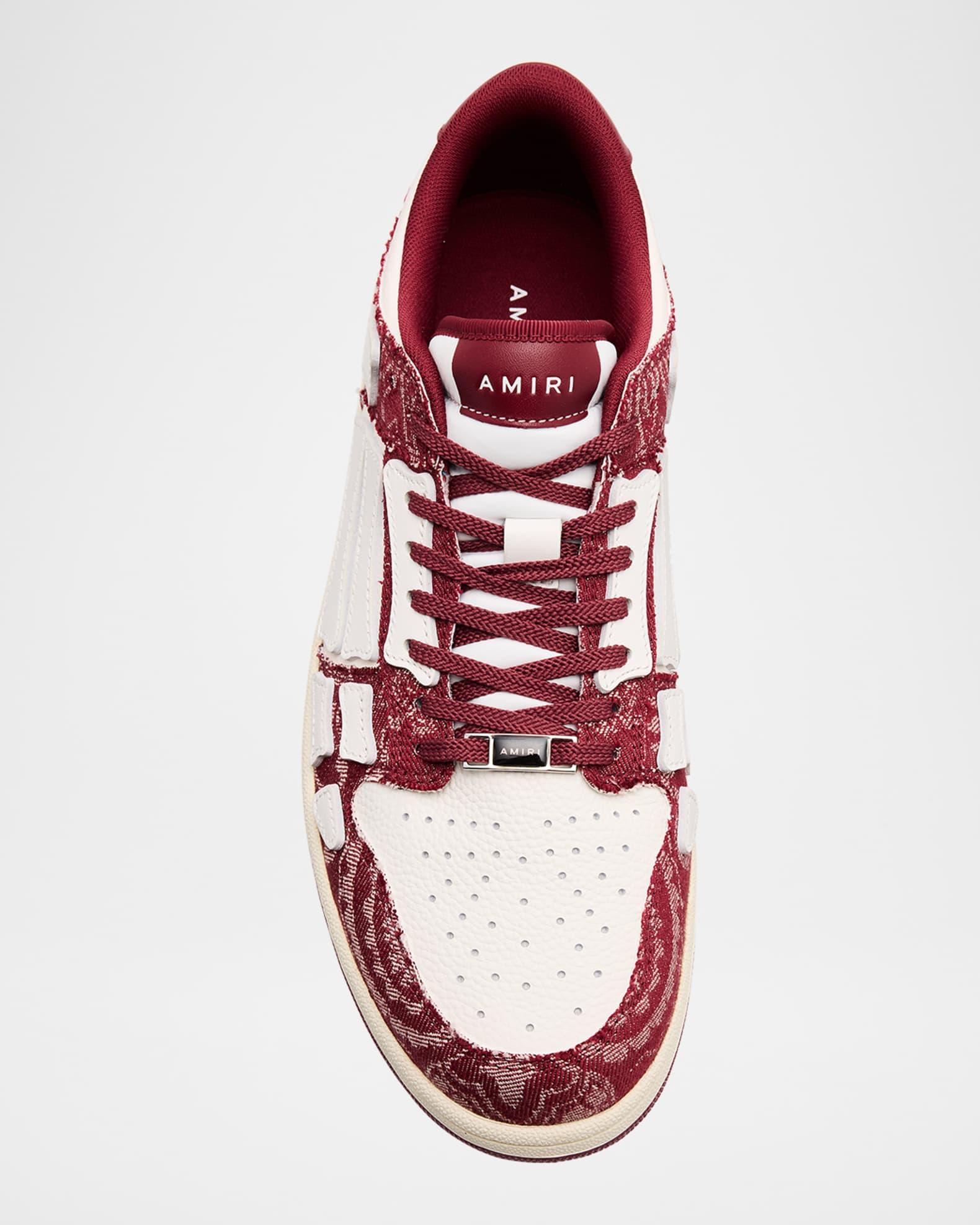 Men's Bandana Jacquard Skel Low-Top Sneakers Product Image