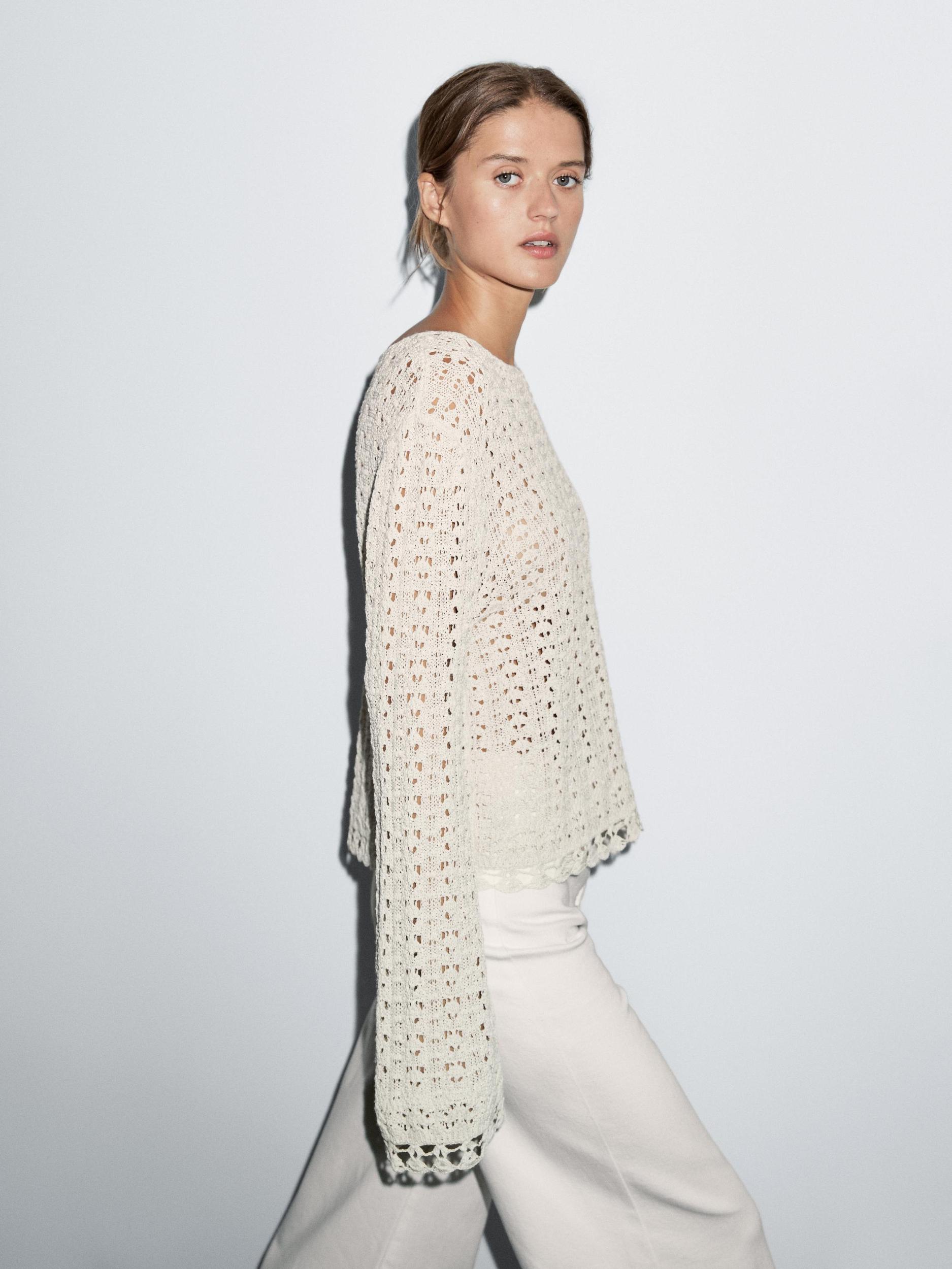 Flared high-waist jeans Product Image