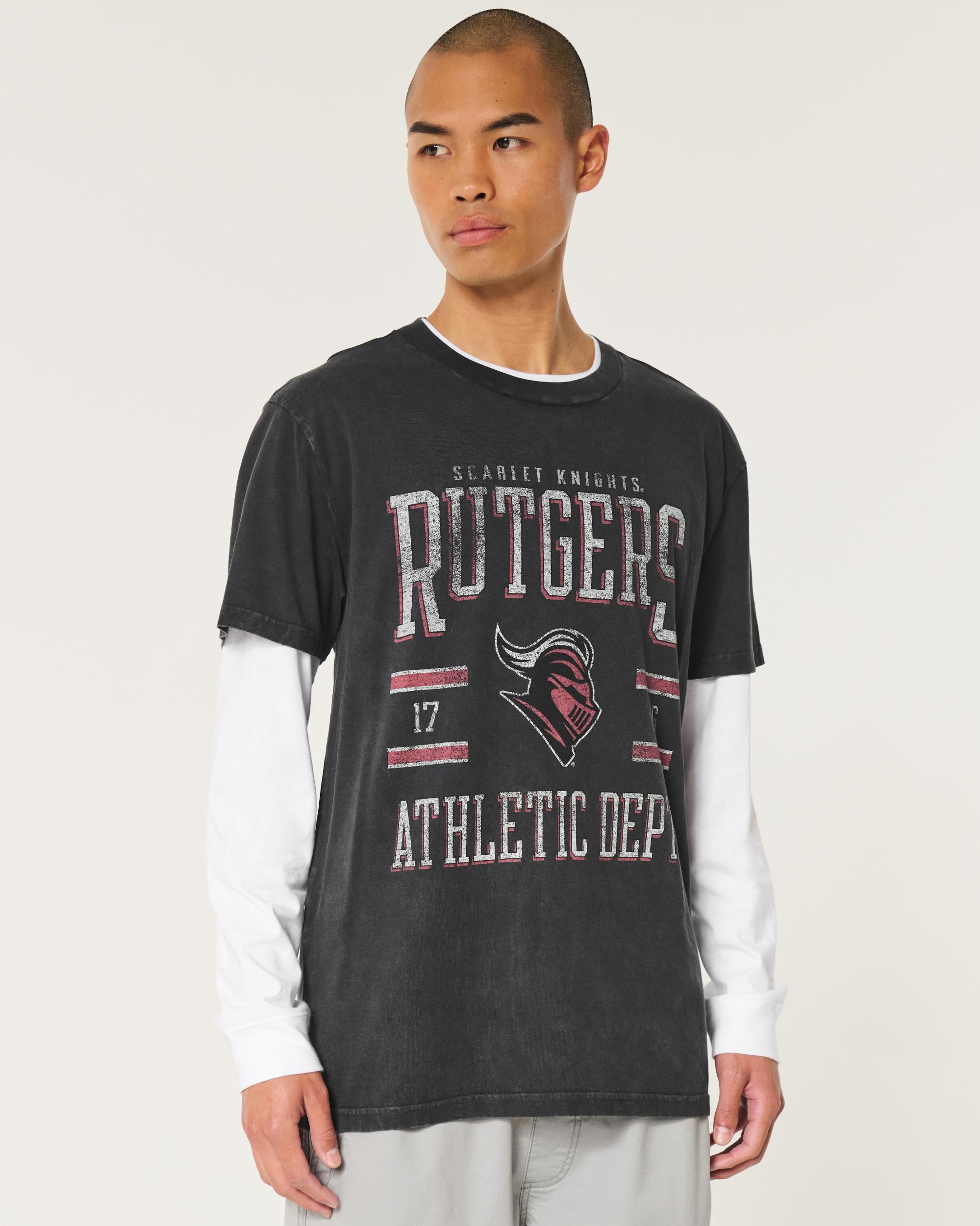 Relaxed Rutgers University Graphic Tee Product Image