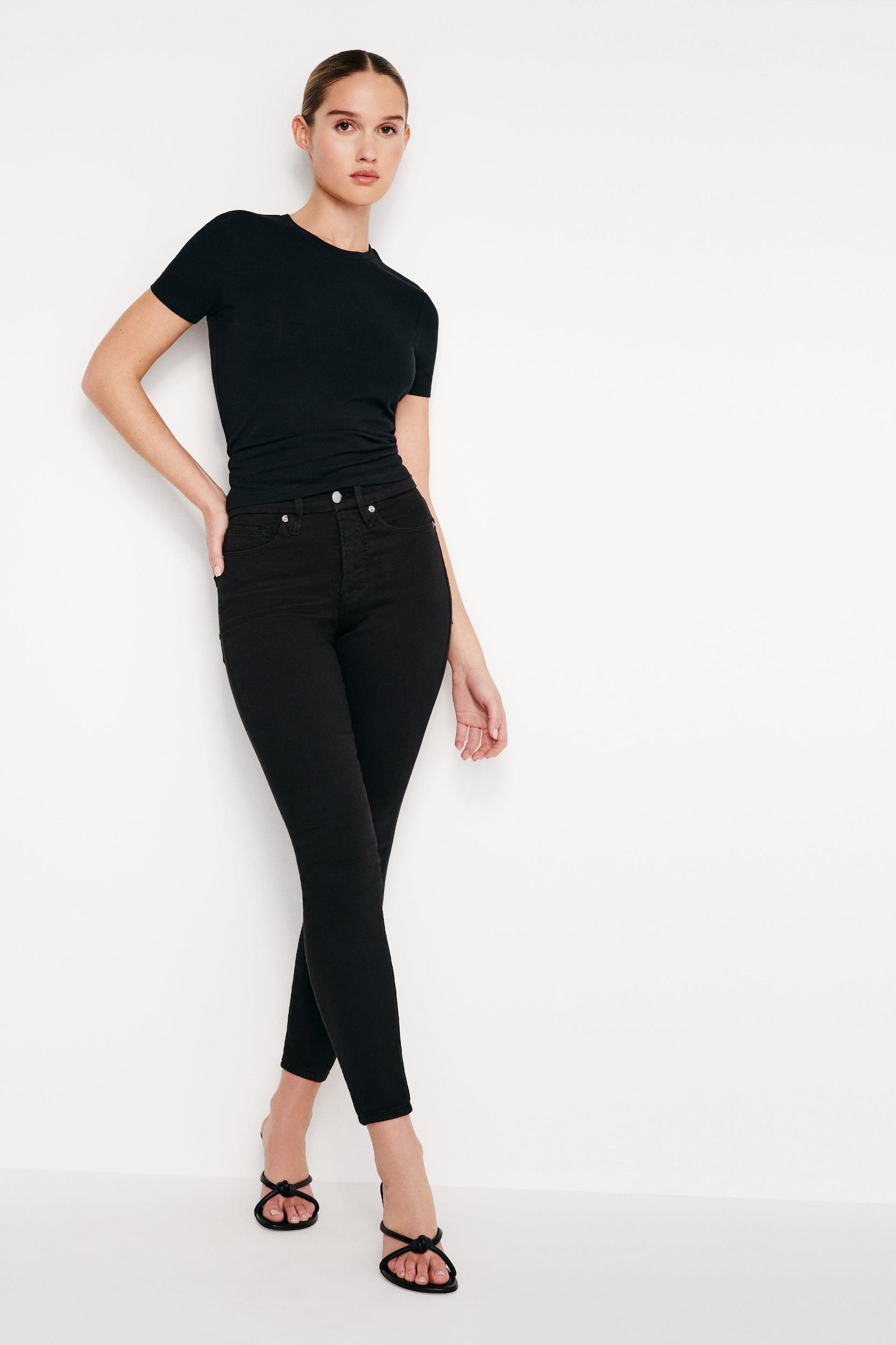 GOOD LEGS SKINNY CROPPED JEANS | BLACK001 Product Image