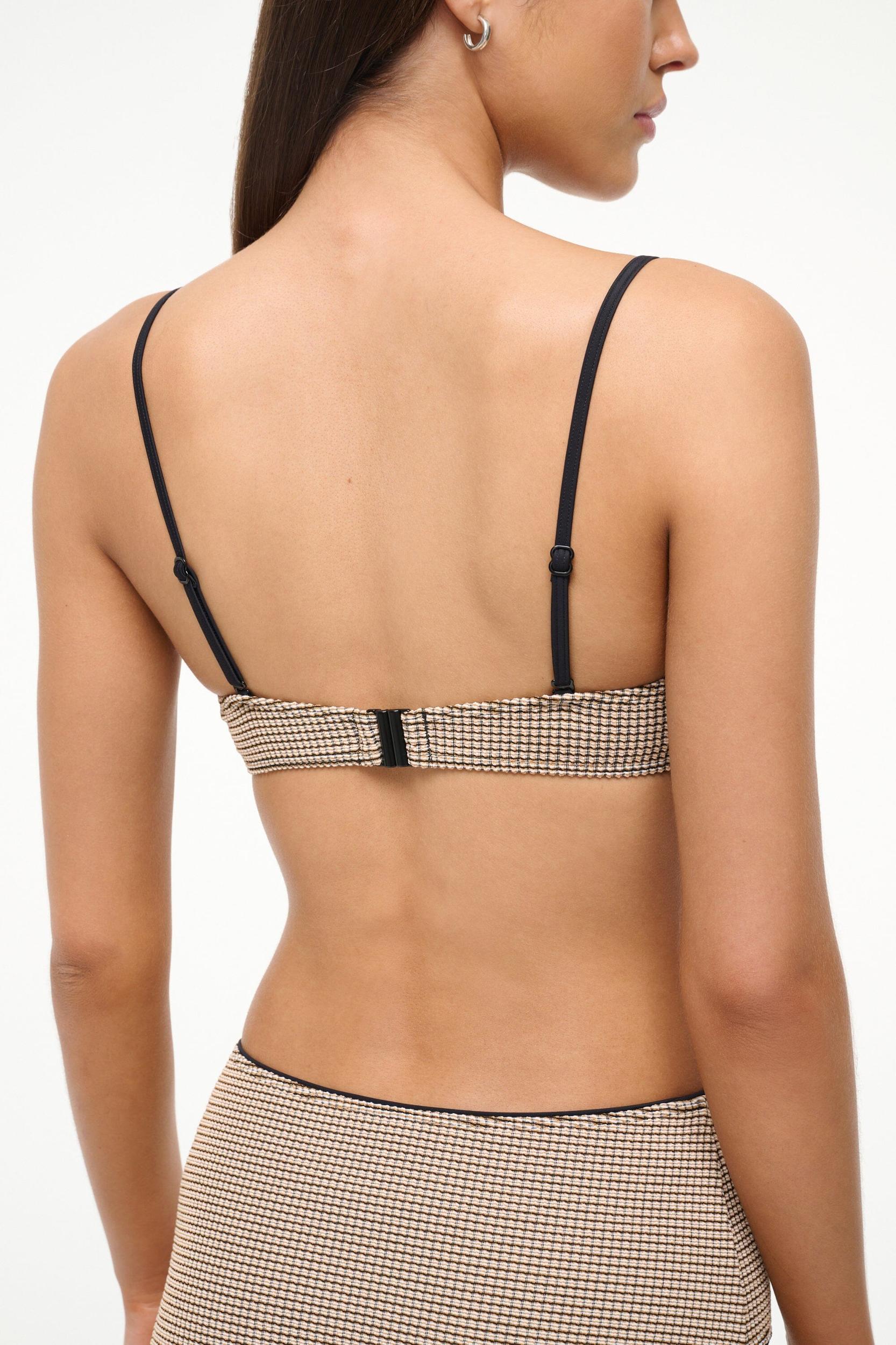 JO BALCONETTE BIKINI TOP | NATURAL PIQUE Product Image