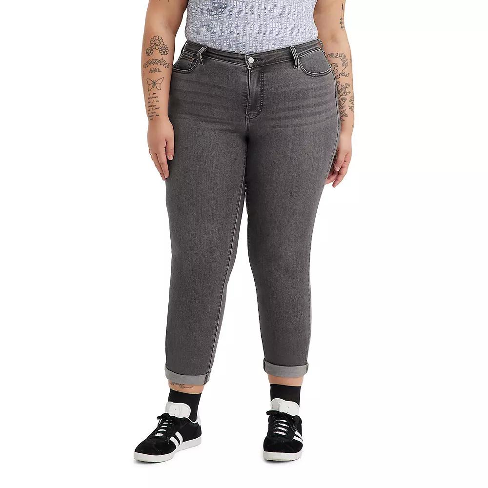 Plus Size Levi's® Boyfriend Jeans, Women's, Size: 26 W, Black Is Young Product Image